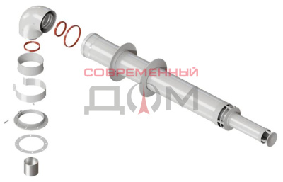 Комплект коаксиал. 60/100 - 1000мм Royl Thermo RTF01.040 АНТИЛЕД универсальный /НС-1343679/